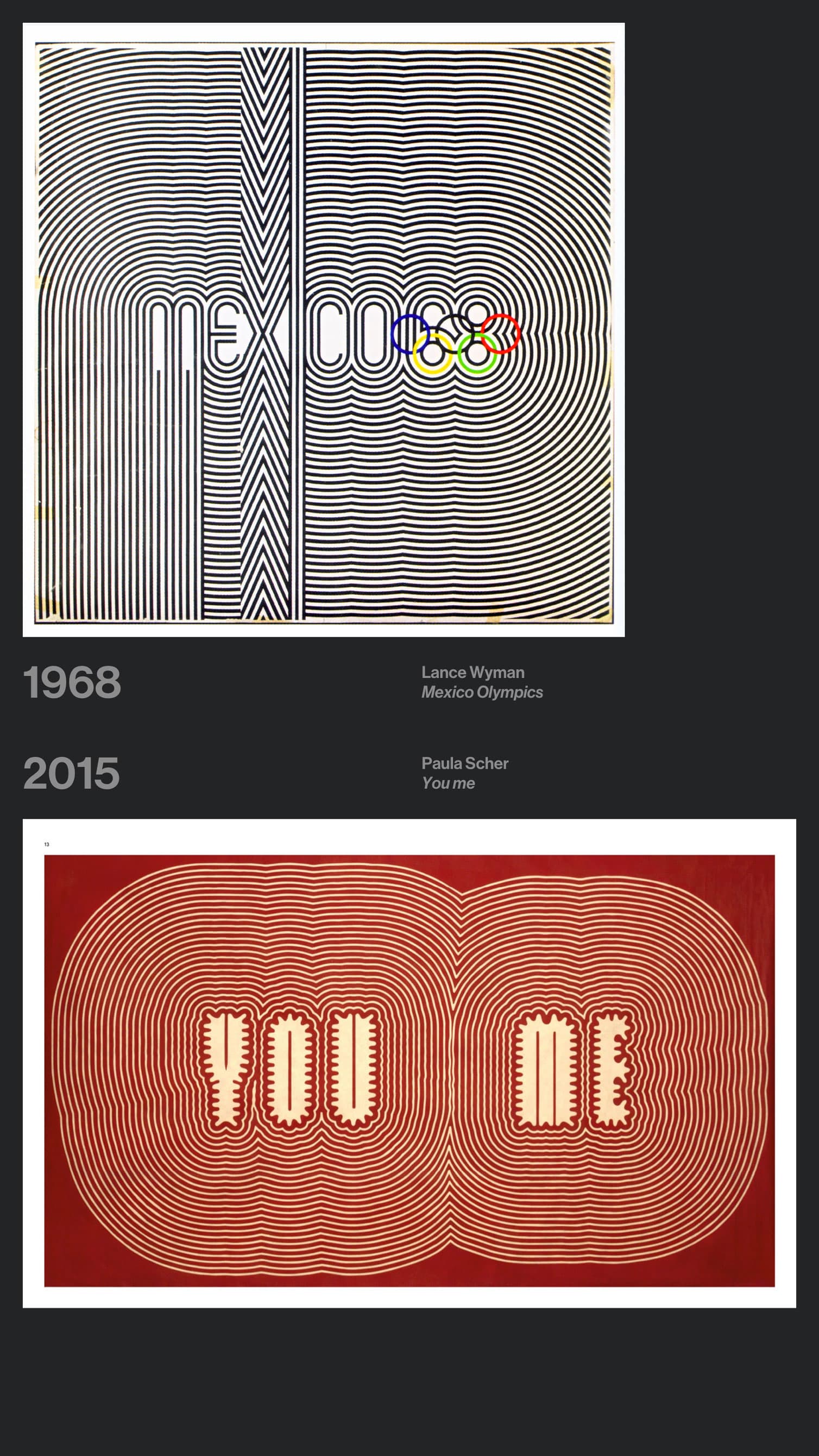 Lance Wyman vs Paula Scher