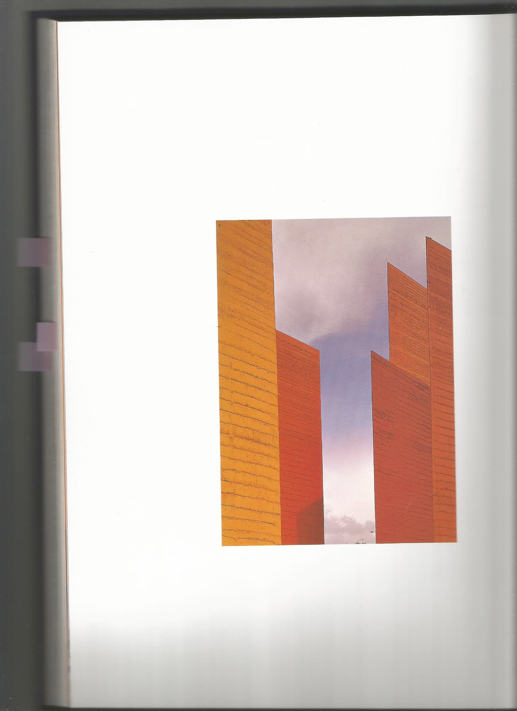 Armando Salas Portugal Photographs Moder Architecture of Mexico Vol. 1 - Luis Barragan - Satellite City Towers Front View