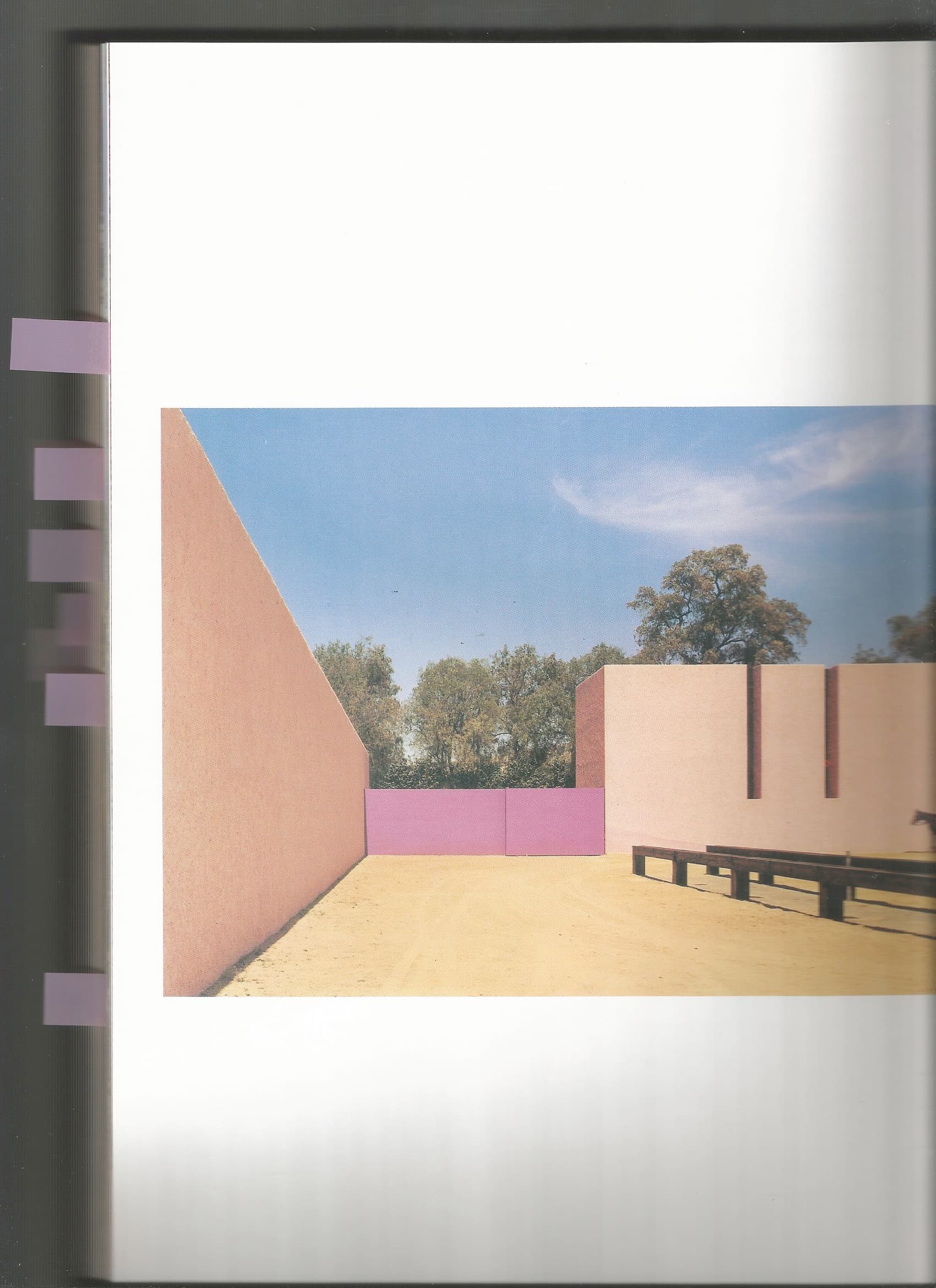 Armando Salas Portugal Photographs Moder Architecture of Mexico Vol. 1 - Luis Barragan - Satellite City Towers Front View