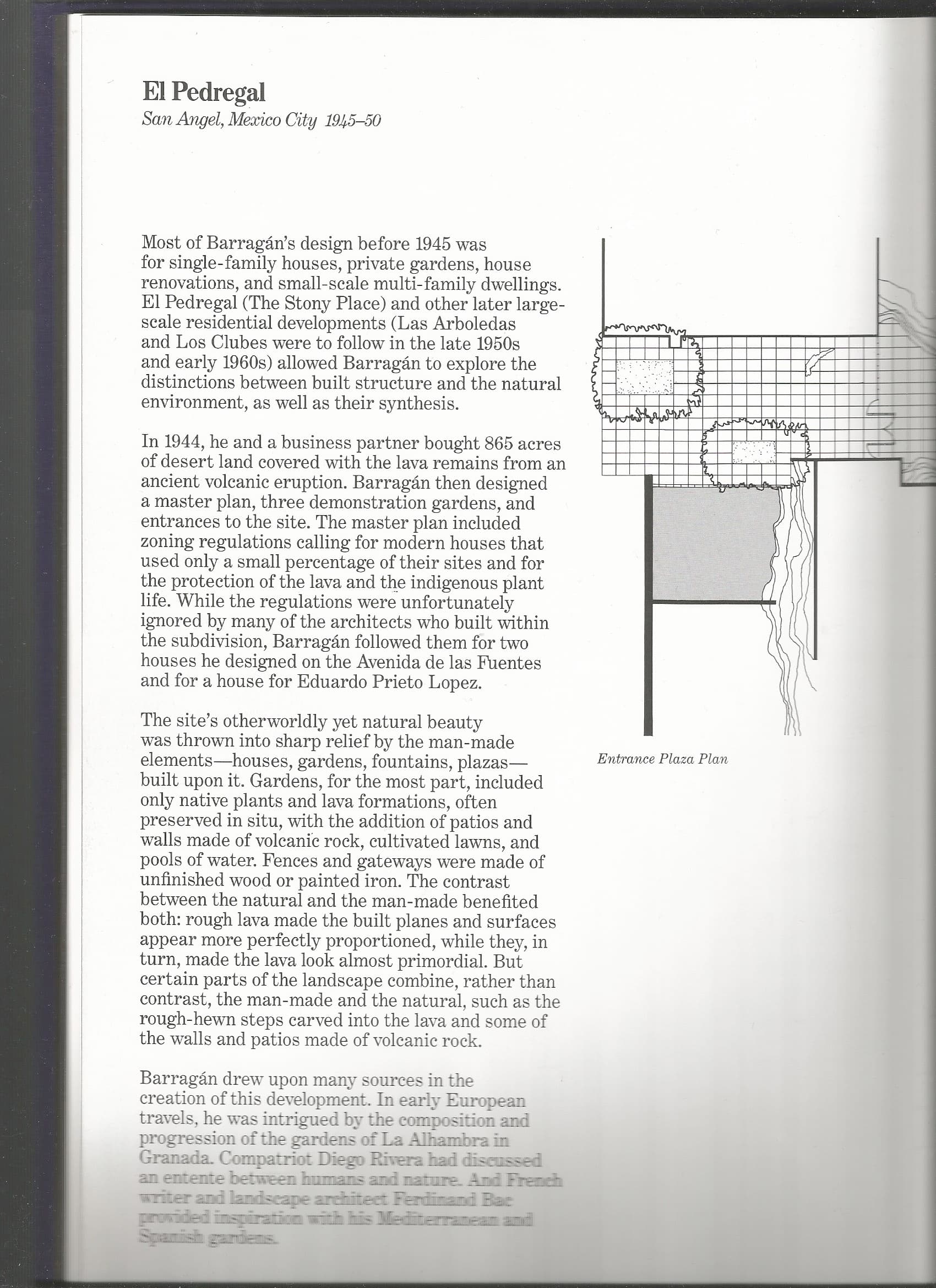 Armando Salas Portugal Photographs Moder Architecture of Mexico Vol. 1 - Luis Barragan El Pedregal Project Description