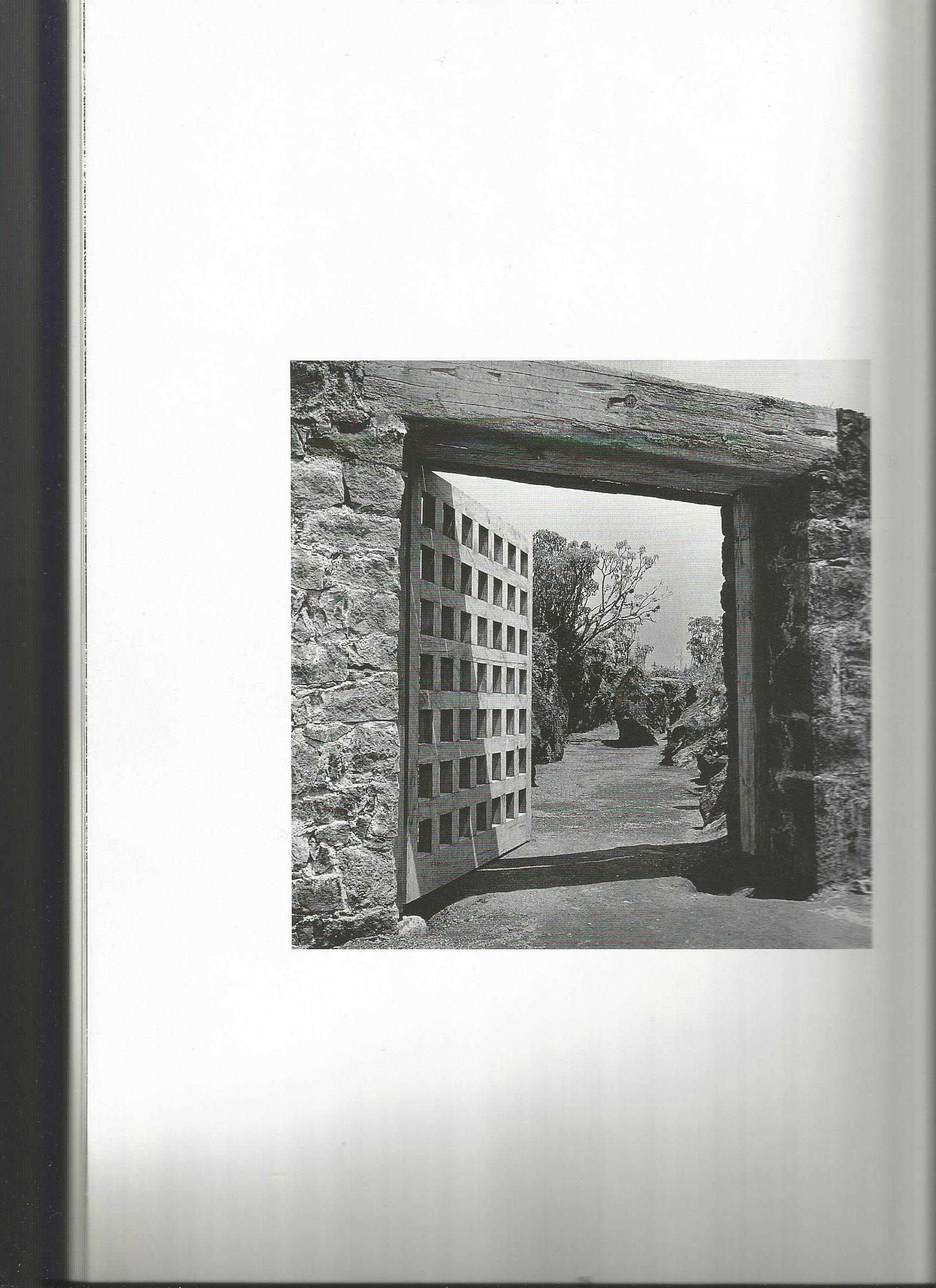Armando Salas Portugal Photographs Moder Architecture of Mexico Vol. 1 - Luis Barragan El Pedregal Gate Cropped