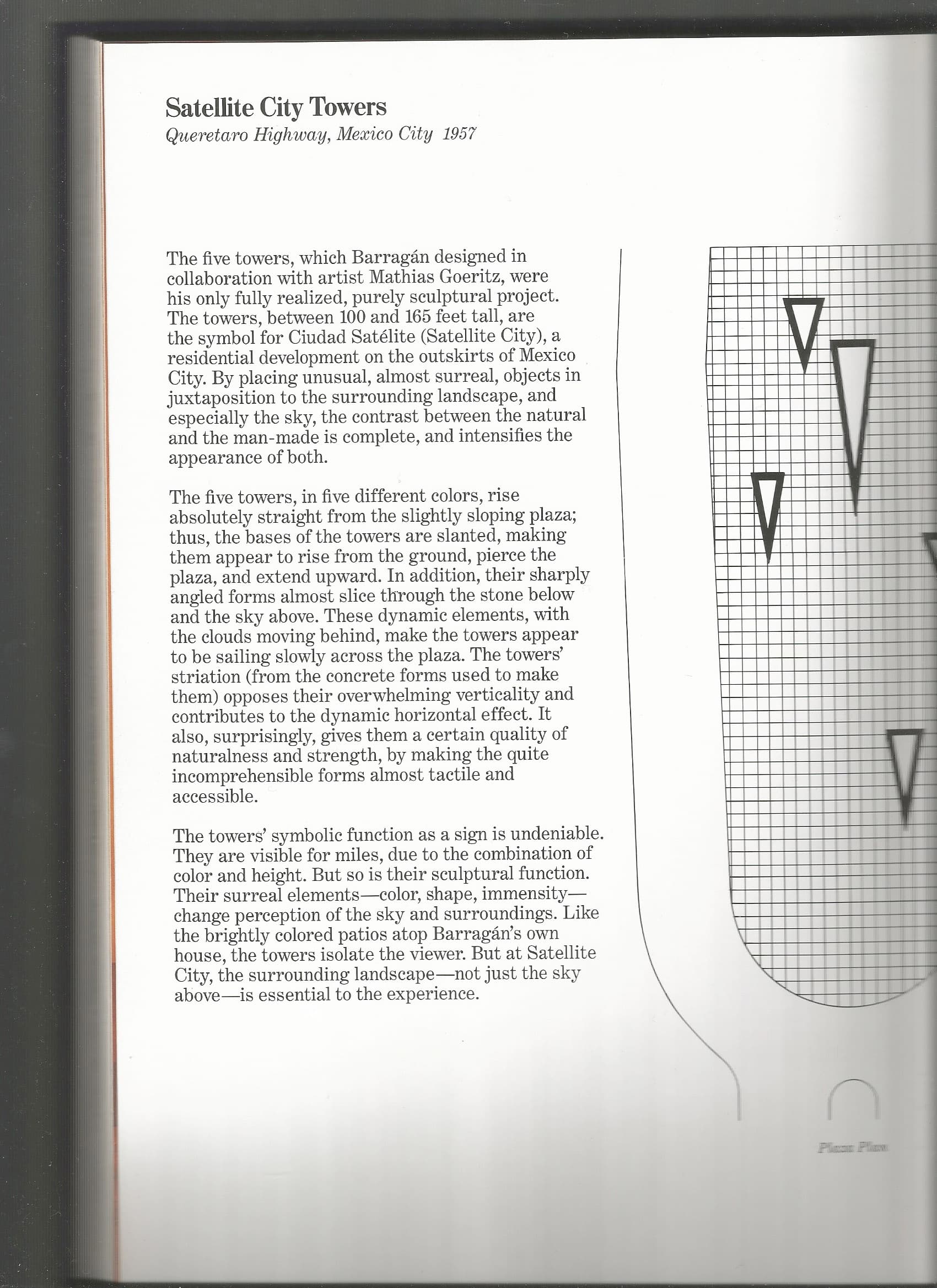 Armando Salas Portugal Photographs Moder Architecture of Mexico Vol. 1 - Luis Barragan Satellite City Towers Project Description