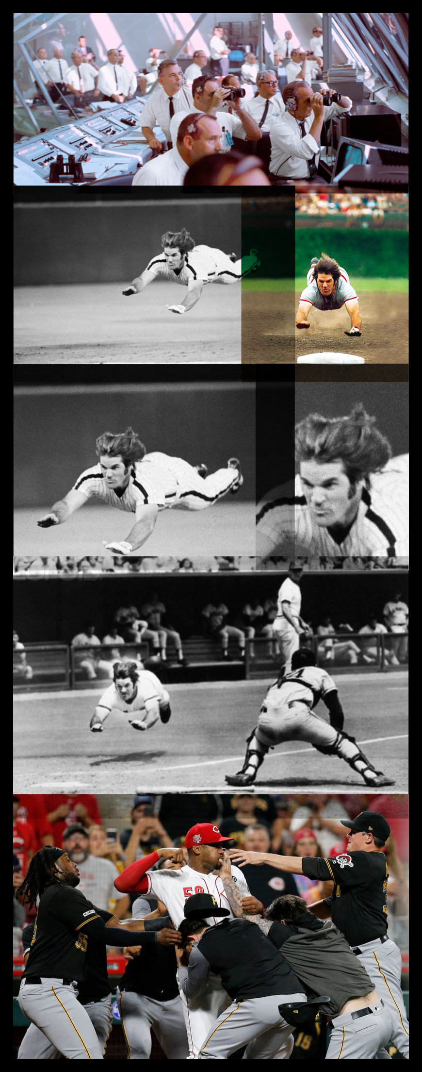 Pete Rose Culture of Grit · Collage by Stu